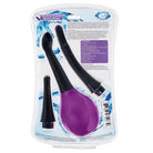 Cloud 9 Fresh + Deluxe Anal Soft Tip Enema Douche 11.8 Oz W/ 3 Soft Nozzle Tips - Enema