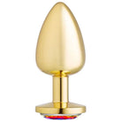 Cloud 9 Gems Anal Plug Large - Gold - Butt Plug