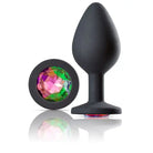 Cloud 9 Gems Black Silicone Anal Plug - Butt Plug