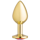 Cloud 9 Gems Gold Anal Plug - Medium - Butt Plug