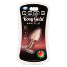 Cloud 9 Gems Rosy Gold Anal Plug - Small - Butt Plug