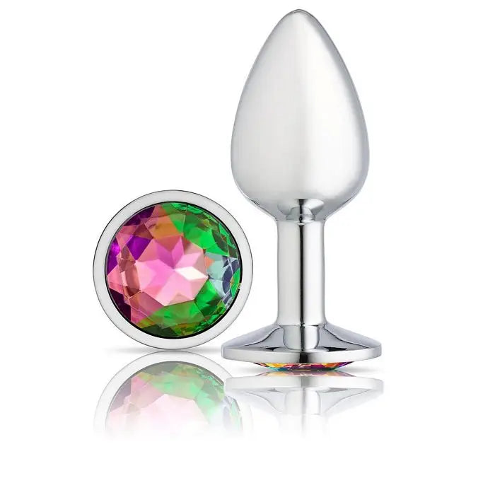 Cloud 9 Gems Silver Chromed Anal Plug - Butt Plug