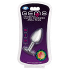 Cloud 9 Gems Silver Chromed Anal Plug - Butt Plug