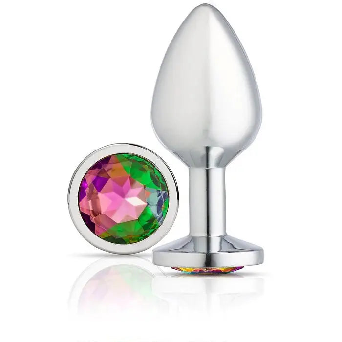 Cloud 9 Gems Silver Chromed Anal Plug - Butt Plug