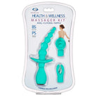 Cloud 9 Health & Wellness Anal Clitoral & Nipple Massager Kit - Teal - Anal Kit