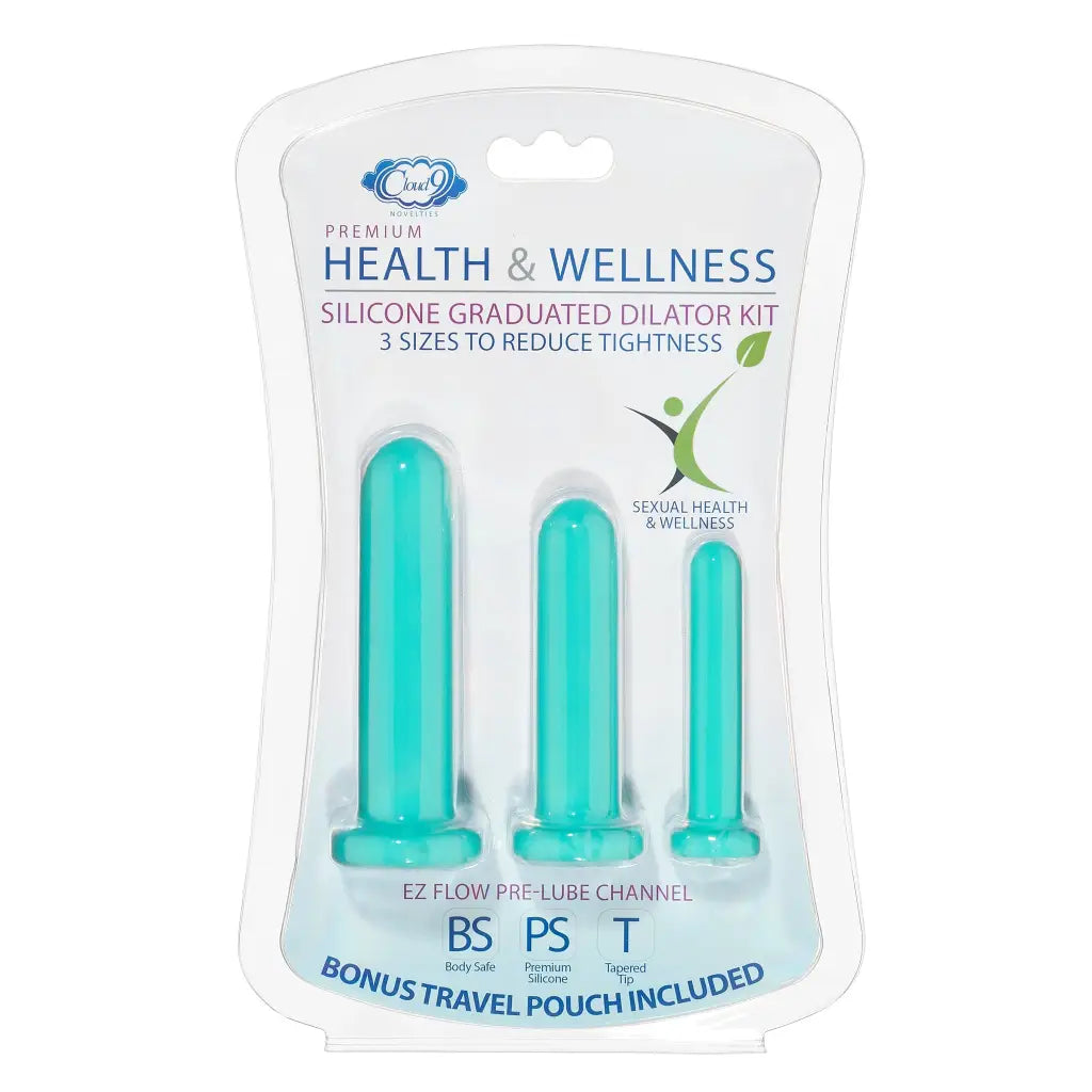 Cloud 9 Health & Wellness Silicone Dilator Kit (for Vaginal Or Anal Use) - Anal Kit