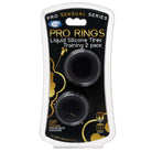 Cloud 9 Pro Rings Liquid Silicone Tires 2 Pack Black - Cock Ring