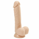 Cloud 9 Pro Sensual 7’’ Premium Silicone Dong W/ C Rings - Vanilla - Realistic Dildo