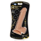 Cloud 9 Pro Sensual Premium Silicone Dong W/ 3 C Rings - Caramel / 8’’ - Realistic Dildo