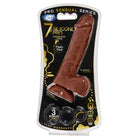 Cloud 9 Pro Sensual Premium Silicone Dong W/ 3 C Rings - Chocolate / 7’’ - Realistic Dildo