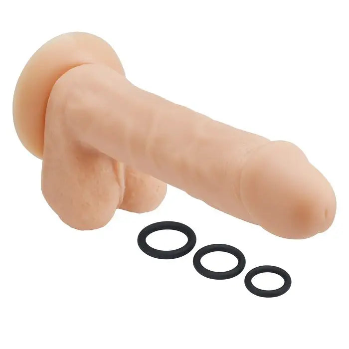 Cloud 9 Pro Sensual Premium Silicone Dong W/ 3 C Rings 9 ’ - Realistic Dildo