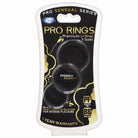 Cloud 9 Pro Sensual Silicone Cock Ring 3 Pack - Black - Cock Ring