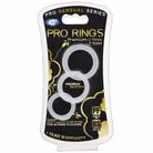 Cloud 9 Pro Sensual Silicone Cock Ring 3 Pack - Clear - Cock Ring