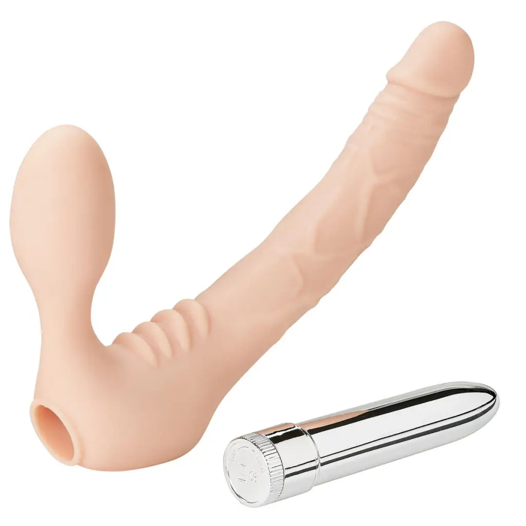 Cloud 9 Strapless Dildo - Flesh - Strapless Strap