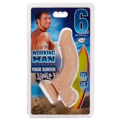 Cloud 9 Working Man 6.5 Light Your Surfer ’ - Realistic Dildo