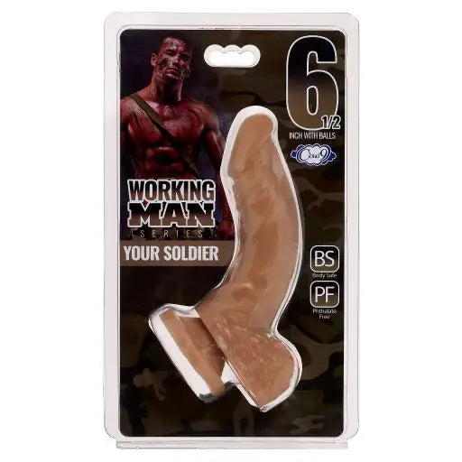 Cloud 9 Working Man 6.5 Tan Your Soldier ’ - Realistic Dildo