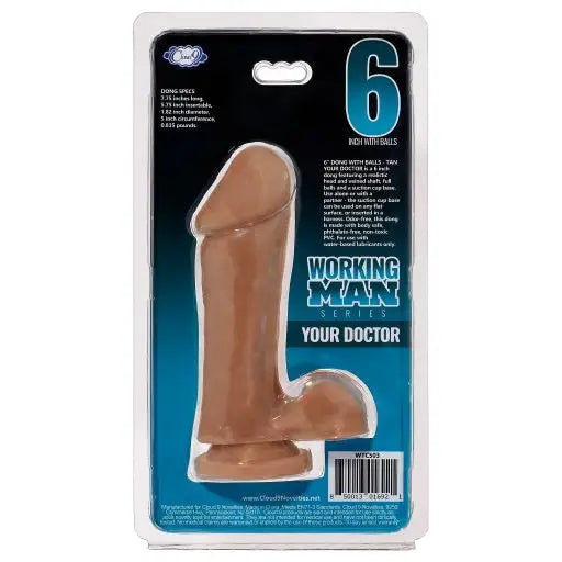 Cloud 9 Working Man 6 Tan Your Doctor ’ - Realistic Dildo