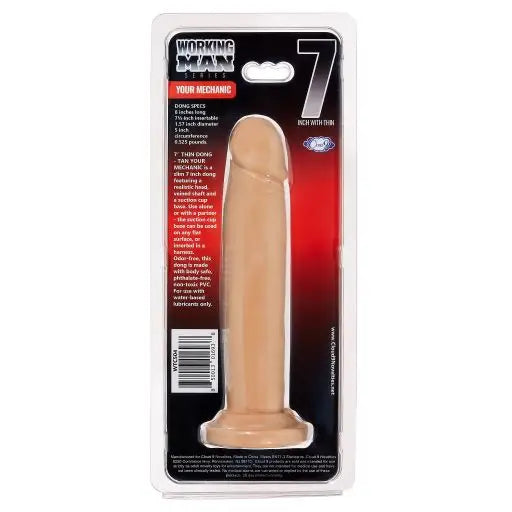 Cloud 9 Working Man 7 Tan Your Mechanic (thin) ’ - Realistic Dildo