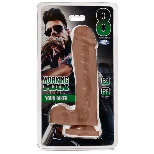 Cloud 9 Working Man 8 Tan Your Biker ’ - Realistic Dildo