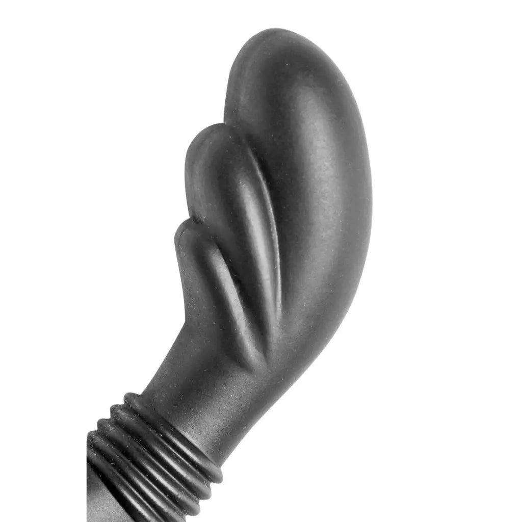 Master Series Prostate Vibrator Cobra Silicone P-spot Massager And Cock Ring at the Haus of Shag