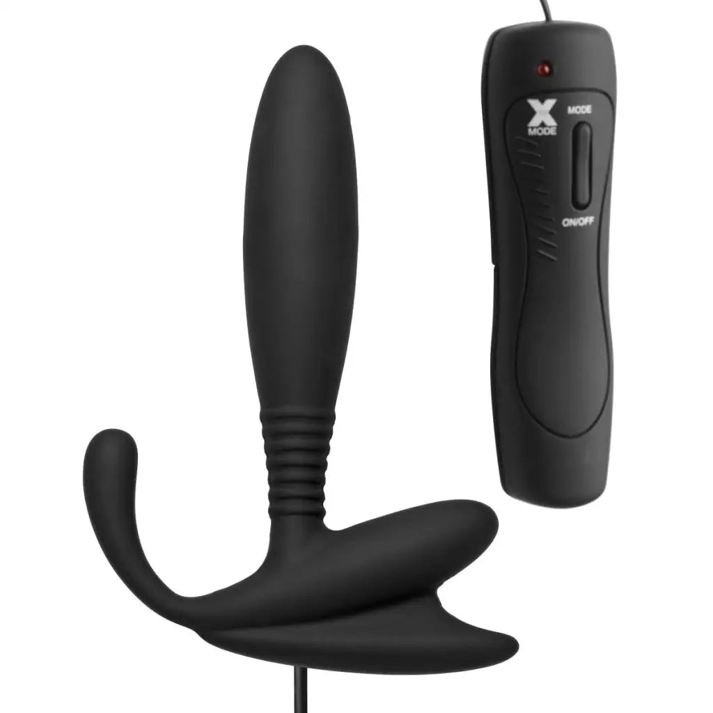 Master Series Prostate Plug Cobra Vibrating Silicone P-spot Massager at the Haus of Shag