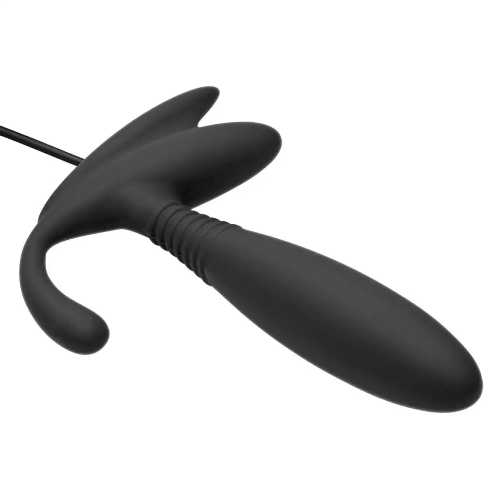 Master Series Prostate Plug Cobra Vibrating Silicone P-spot Massager at the Haus of Shag