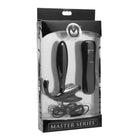 Master Series Prostate Plug Cobra Vibrating Silicone P-spot Massager at the Haus of Shag