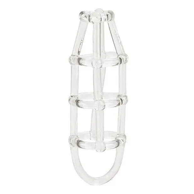 CalExotics Penis Enhancement Cock Cage Enhancer - Clear at the Haus of Shag