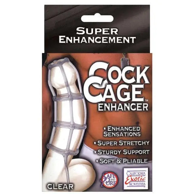 CalExotics Penis Enhancement Cock Cage Enhancer - Clear at the Haus of Shag