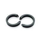 Cock Cage U-ring 2 Pack - Black - Cock Cage