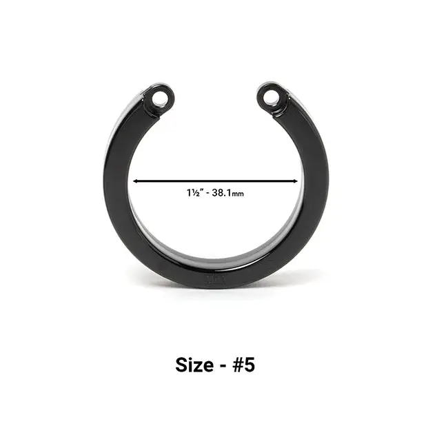 Cock Cage U-ring #5 - Black - Cock Cage