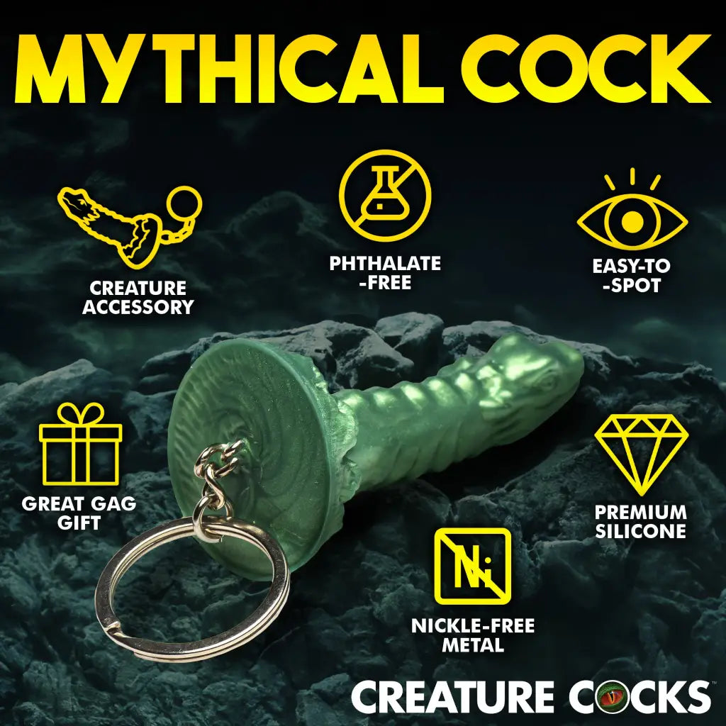 Cockness Monster Mini Dildo Key Chain - Misc