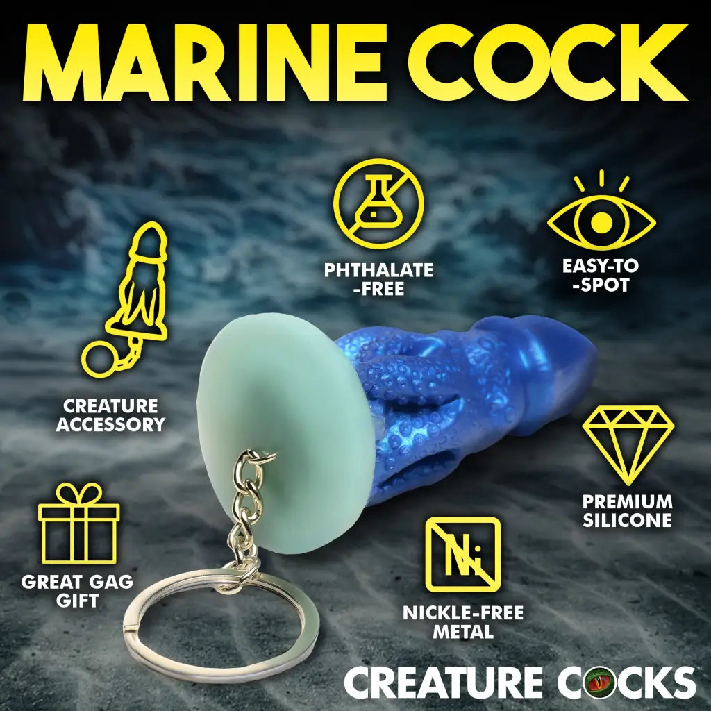 Cocktopus Mini Dildo Key Chain - Misc