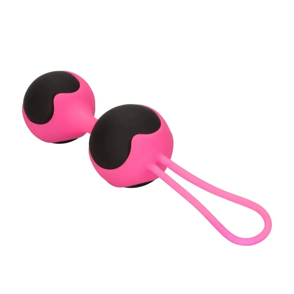 CalExotics Sextoys for Couples Coco Licious Kegel Balls Black at the Haus of Shag