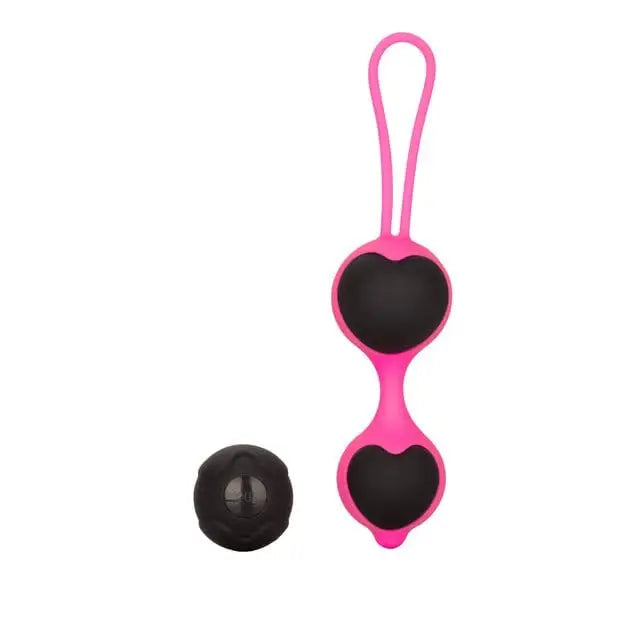 CalExotics Sextoys for Couples Coco Licious Kegel Balls Black at the Haus of Shag