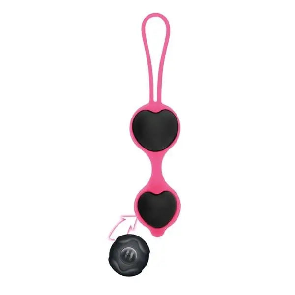 CalExotics Sextoys for Couples Coco Licious Kegel Balls Black at the Haus of Shag