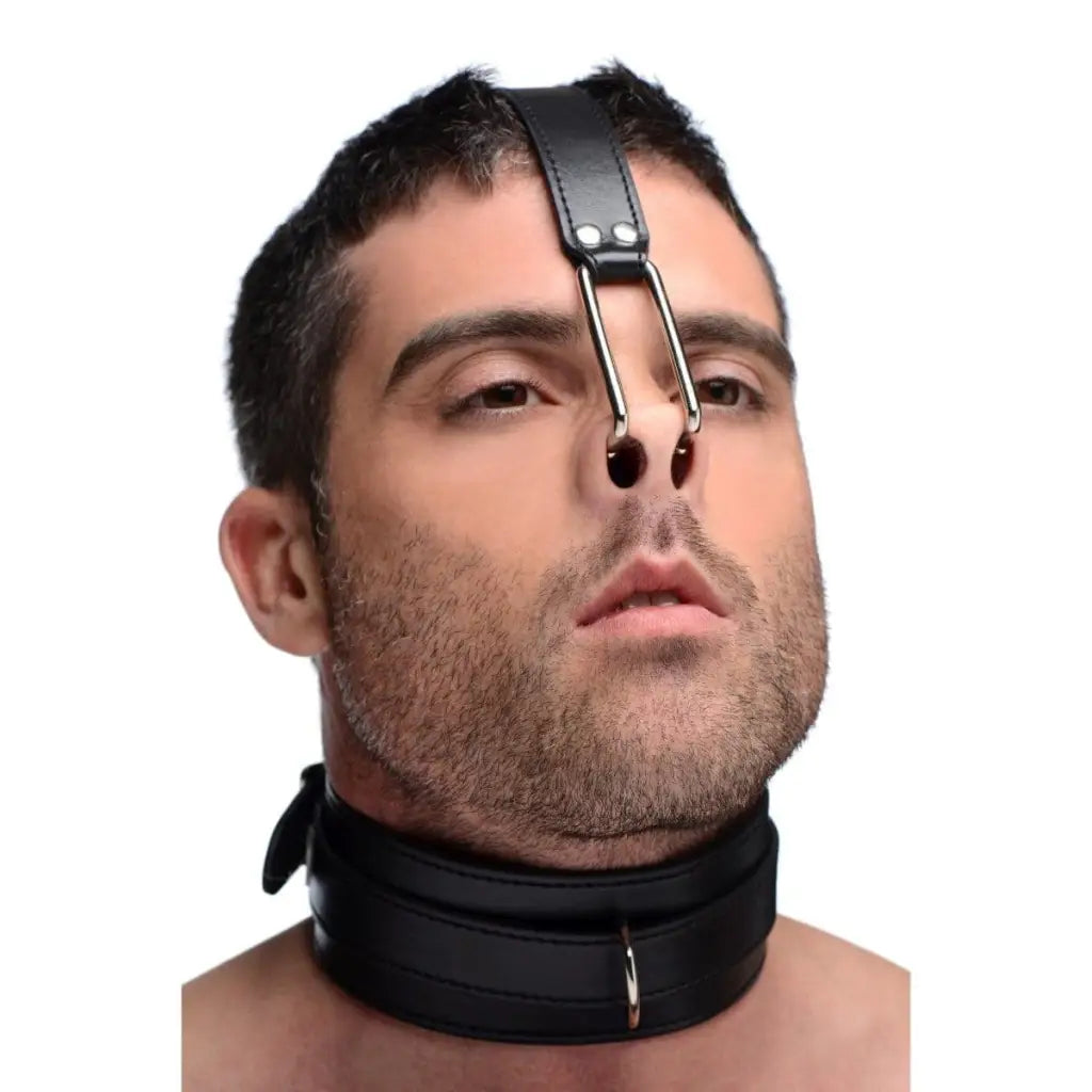 Master Series Collar Collar With Nose Hook at the Haus of Shag