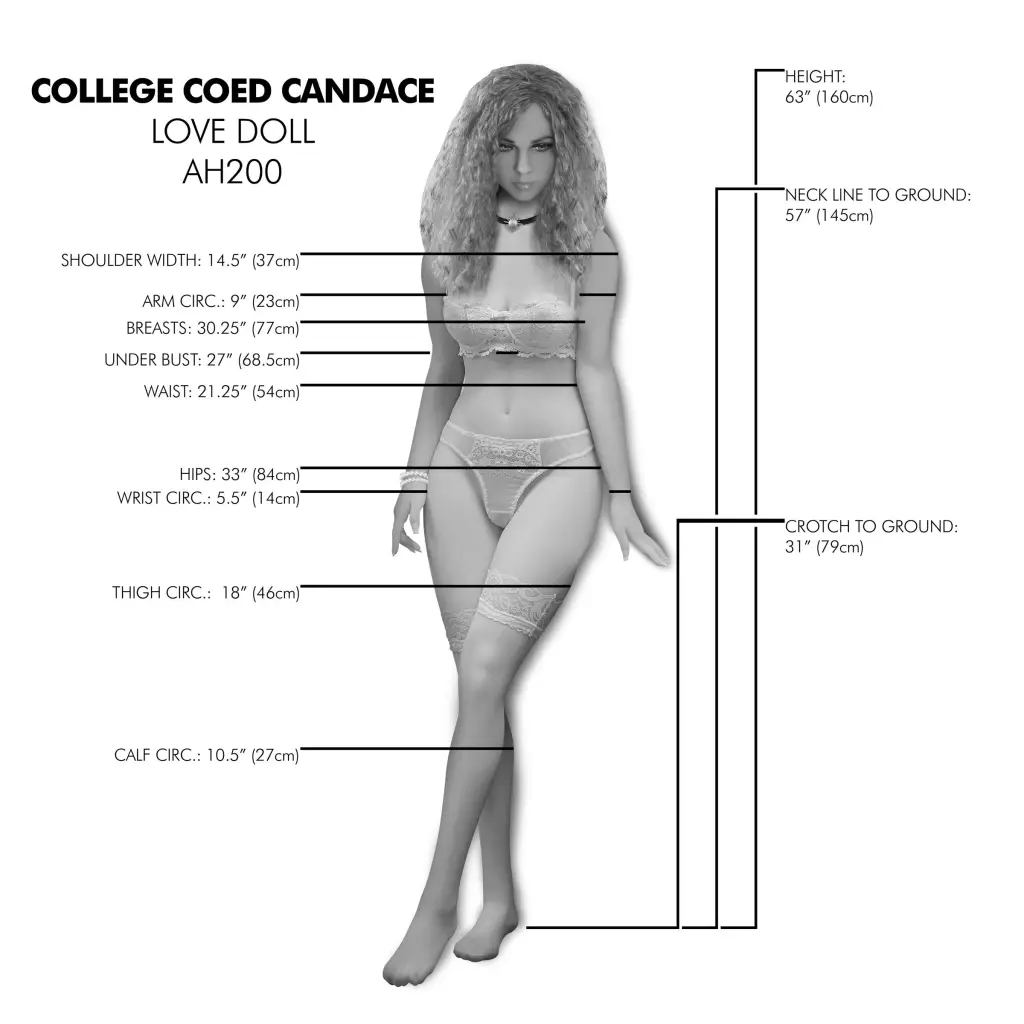 College Coed Candace Love Doll - Full Body Doll