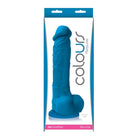 Colours Pleasures 8 in. Dildo Blue - Realistic Dildo