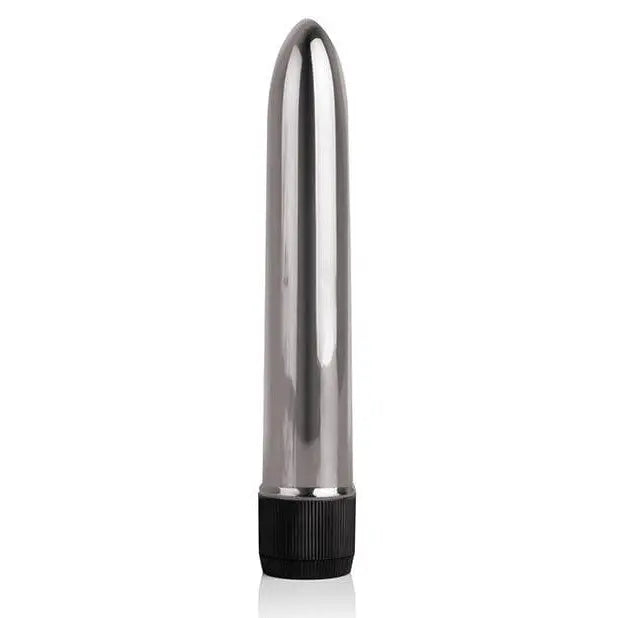 CalExotics Plain Dildo Colt 7" Metal - Silver at the Haus of Shag