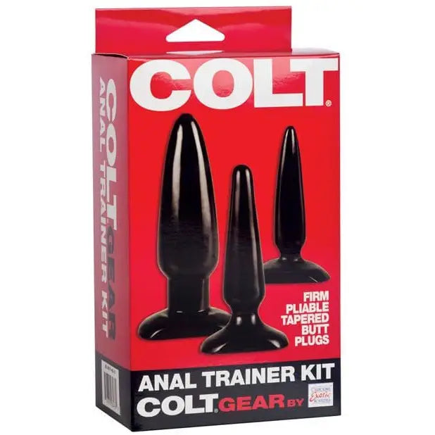 CalExotics Plug Colt Anal Trainer Kit - Black at the Haus of Shag