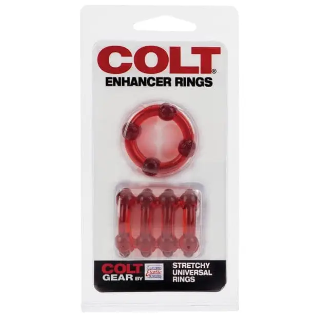 CalExotics Cock Ring Red Colt Enhancer Rings at the Haus of Shag