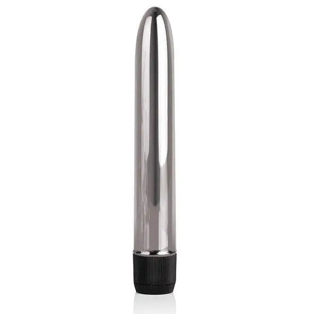 CalExotics Plain Dildo Colt Metal 6.25" - Silver at the Haus of Shag