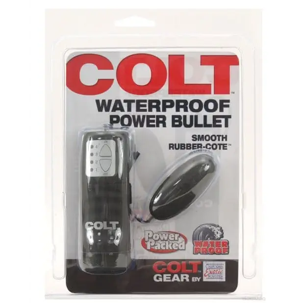 CalExotics Bullet Colt Power Bullet Waterproof - Black at the Haus of Shag