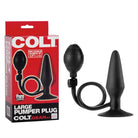 Colt Pumper Plug Black - Large - Butt Plug