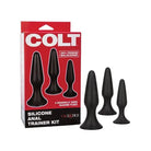 CalExotics Anal Kit Colt Silicone Anal Trainer Kit - Black at the Haus of Shag