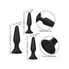 CalExotics Anal Kit Colt Silicone Anal Trainer Kit - Black at the Haus of Shag