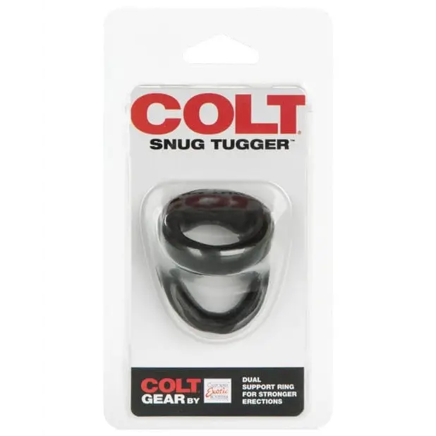 CalExotics Cock Ring Colt Snug Tugger - Black at the Haus of Shag