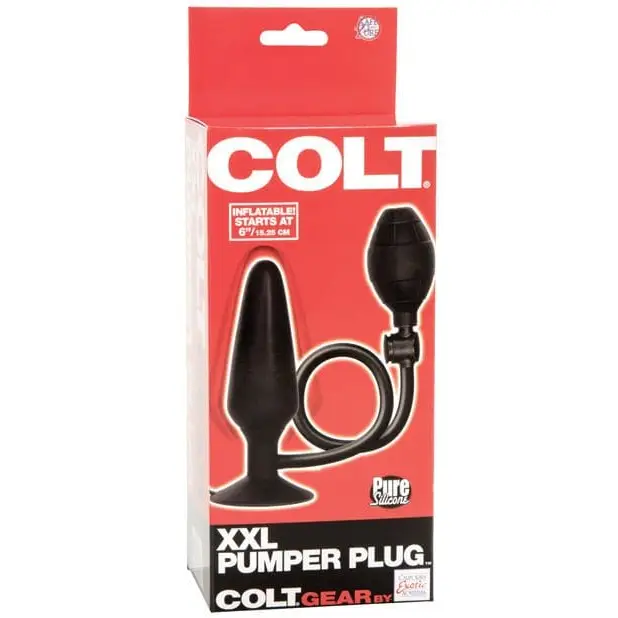 CalExotics Plug Colt Xxl Pumper Plug - Black at the Haus of Shag