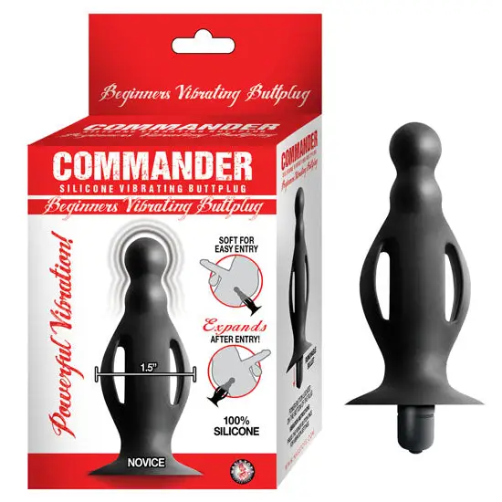 Commander Beginners Vibrating Butt Plug Small - Anal Toys